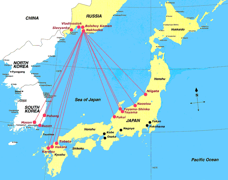 coree du sud pusan carte